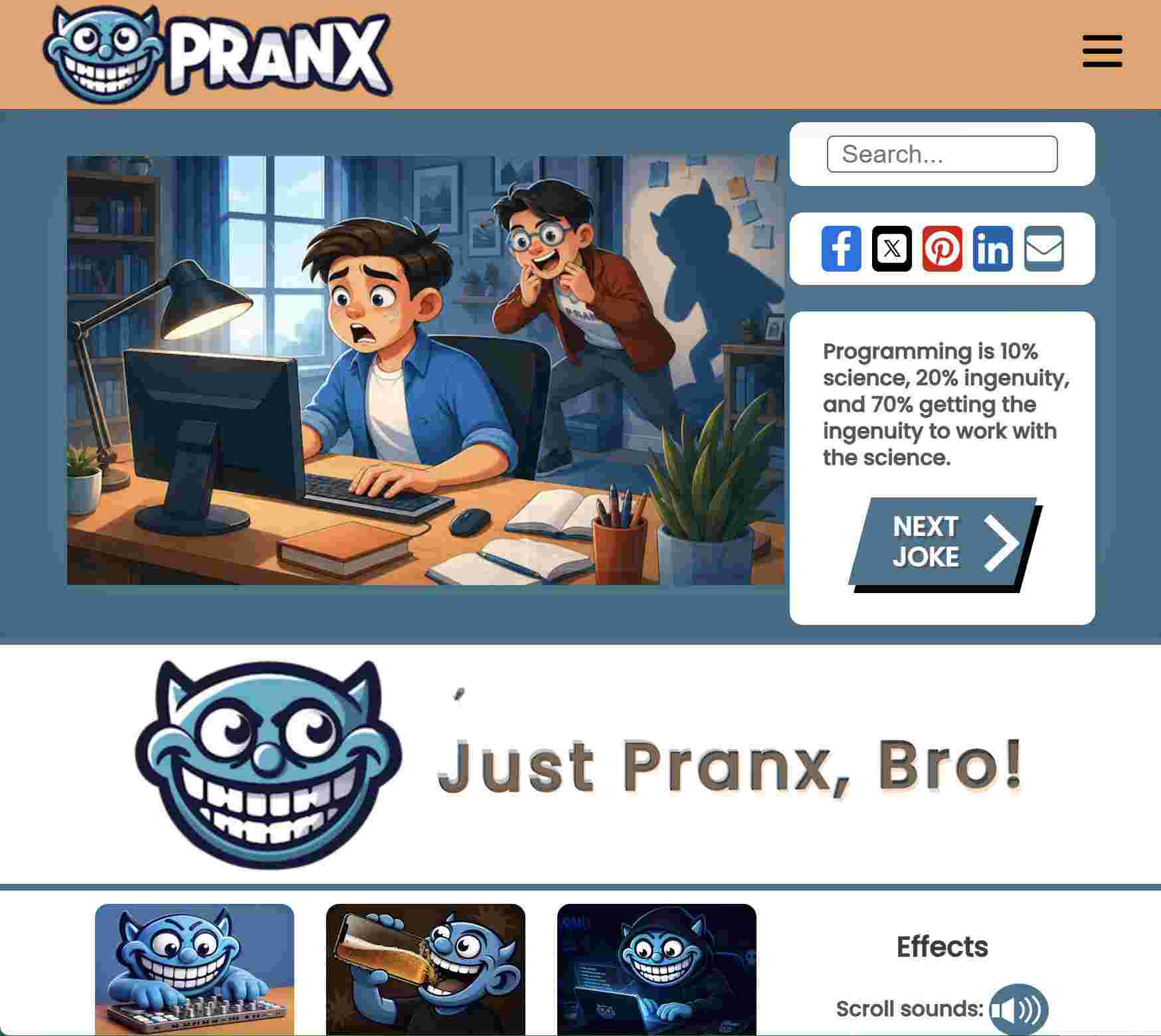 Pranx 界面预览